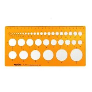 코링 LU53US94 템플렛 K-101 소형원형 제도용품 (1개)