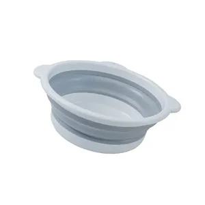 고품질 접이식 세수대야 폴딩 다라이 대야 대형 손잡이대야 물바가지 플라스틱대야 목욕탕바가지 WFHPI0O