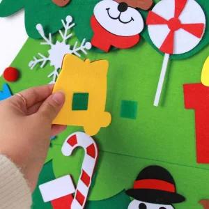 [알티피아]펠트지 크리스마스 꾸미기 벽트리 A