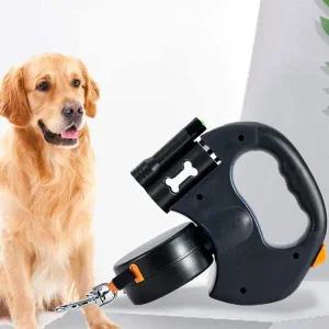 [콩심팥심]외출 리드줄 강아지 꼬임방지 산책줄 자동 애견용품