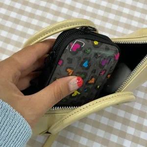 P1 레오파드 미니 동전지갑 캐리어파우치 (WC5B12B)