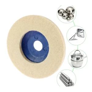 울폴리슁 양모 연마 휠 버핑 패드 앵글 그라인더 유리 울폴리슁 양모 연마