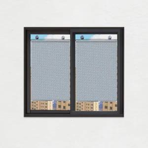 롤 블라인드 창문 방염 암막스크린 실버 37X125cm 블라인드 암막블라인드