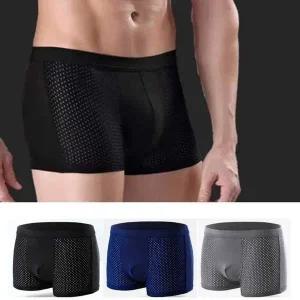 고품질 남자 매쉬 빅사이즈 결혼 준비 시원 원단 속옷 팬티 (WFFWQ8K)