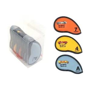 고품질 골프채 레이싱카 9개입 클럽 보호 커버 자수 아이언 (WFFWS2T)