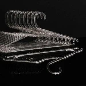 고품질 투명 10p세트 슬림 옷걸이 치마 바지걸이 끈나시걸이 (WFFWSYZ)