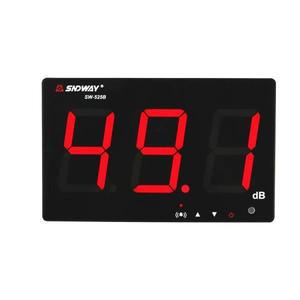 SW-525B 대형 LCD 데시벨 노이즈 계량기, 디지털 행잉 타입, 사운드 레벨 30