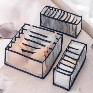 속옷 칸막이 정리함 6칸 옷정리함 속옷수납정리함 속옷수납정리함