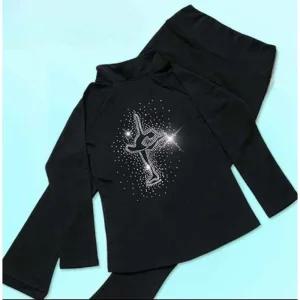 피겨 연습복 스케이트 순수 여성 재킷 트레이닝복 스케이