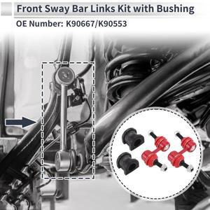 UXCELL 프론트 스태빌라이저 바 링크(혼다 CR-V 97-01용 부싱 2개 포함) No.K90667