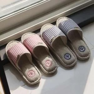 인기상품 실내용 실내화 슬리퍼 거실화 남성 여성 린넨 룸슈즈 [WFL8QR5_251213]