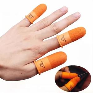 일본 손가락 커버 두꺼운 미끄럼 방지 입자  수제 가죽 재봉 바늘 실 보호 용품  대형  중형  소형