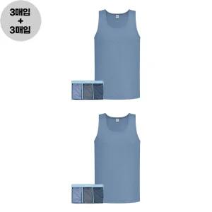 [BYC]BYC 남자 메리야스 민소매런닝 런닝셔츠 순면 남런닝 6종 세트 아버지 선물