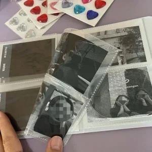 포토카드 수집 앨범 정리북 핑크 색상 카드는 물론 여러용도 가능