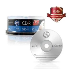HP CD-R 52X 25P벌크 700MB 80min 박스(12개입)