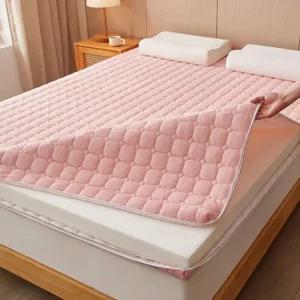 라텍스 매트리스 벨벳 누빔커버 퀸 (150X200X5cm)