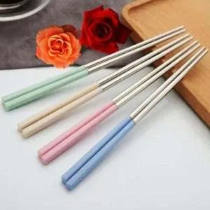 컬러젓가락 파스텔 젓가락 8인세트19cm (WFFWRYU)