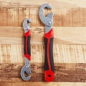 2p세트 자동조절 멀티렌치 파이프 멍키스패너 (WFFWSJI)