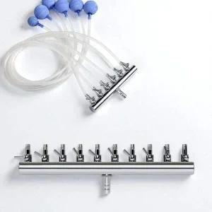 [셀러에이드]에어 분배기 10구 어항 기포기 수조 산소 공급기