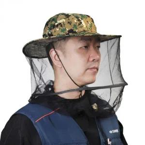 [셀러에이드]벌초 낚시용 챙넓은 사파리 햇빛가리개 모자