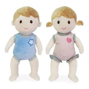 고품질 헝겊인형 유아인형 핑크 블루 세트 2종 (WFFXATI)
