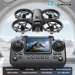 YL3 드론 전문가용 8K 카메라 5G WiFi FPV UAV 스크린 리모컨 및 장애물 회피 쿼드콥터 2025 UAV 장난감 선