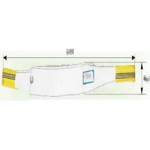 -슬링벨트 4Mx100mm 3.2 6.4 TON (1EA)산업용 공업용 운송 산업용 하역 작업용