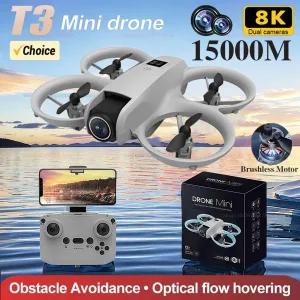 2025 신형 T3 드론 8K HD 5G GPS 사진촬영 원격조종 전문가용 HD 항공기 듀얼 카메라 쿼드콥터 장난감 UAV