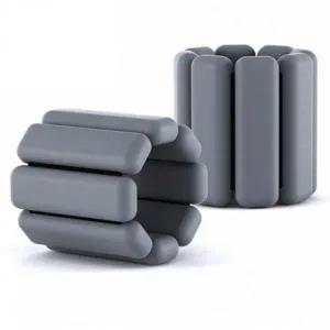 중량 실리콘 손목 발목 웨이트 밴드 다크그레이 운동 보조 아령