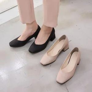 미들힐 여성화 웨지힐 키높이 슬링백힐 펌프스 샌들 (WE832B5)