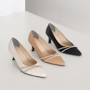 여성화 하이힐 샌들 여성신발 베이직 슬링백 토오픈 (WE83280)