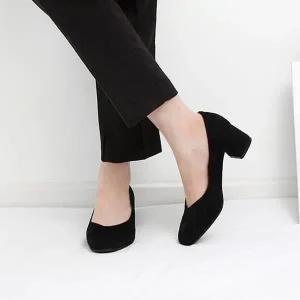 구두 여성신발 하이힐 슬링백 베이직 웨지힐 펌프스 (WE83264)