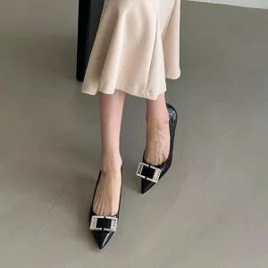 슬링백힐 베이직 펌프스 웨지힐 하이힐 키높이 샌들 (WE83270)