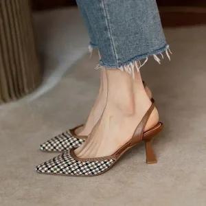 하이힐 웨지힐 구두 펌프스 토오픈 샌들 베이직 (WE8330D)