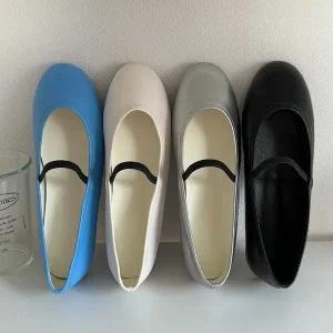 펌프스힐 여성신발 샌들 미들힐 메리제인 토오픈 (WE832C7)