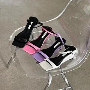 가을 슈즈 웨지 여자샌들 빅사이즈 여름샌들 통굽 힐 (WE834A3)