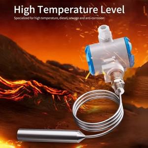고온 액체 레벨 센서 4-20mA 0-10V RS485 경유 탱크 0-5m 수위 트랜스미터