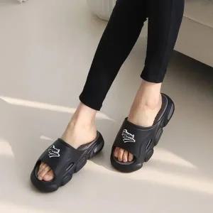 슬리퍼 하이힐 스틸레토 샌들 여성슬리퍼 뮬 가죽 (WE83532)