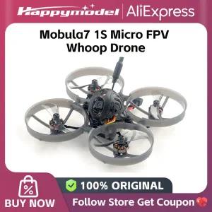 Happymodel Mobula7 Mobula 7 1S 75mm 마이크로 FPV Whoop RC FPV 레이싱 드론 5.8G Openvtx 400mW VTX Run