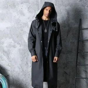 캠핑 판초우의 레인코트 등산용 배달 남자 성인 우비 (WFFXF4J)