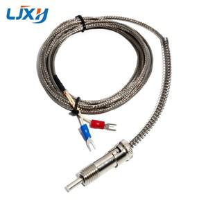 LJXH 스테인레스 스틸 온도 센서 K/J/E 타입 열전대 베이어 닛 압축 스프링 1M/2M/3M/4M/5M