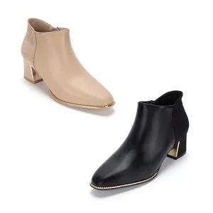 [하프클럽/무크]여화 가브리엘 부티부츠 2colors