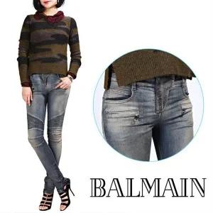 [발망] 5357 158N C3011 여성 중청 진 바이커 팬츠