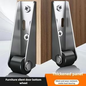 가구 무소음 측면 장착 방향 롤러 도어 지지대 이동 바퀴 다기능 스테인리스 스틸 풀리 게이트 캐스터