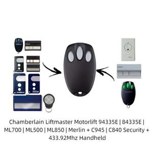 Chamberlain Motorlift Liftmaster 94335E 차고 문 오프너 원격 제어 1A5639-7 433.92MHz