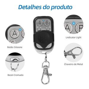 리모컨 전기 차고 문짝 원격 복제 송신기 범용 스마트 복사기 4 단추 오프너 433mhz