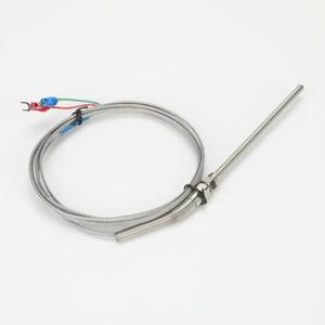 온도 센서 M8 스레드 K j 타입 스테인리스 스틸 열전대 0-800 ℃ 5mm 직경 100mm 200mm