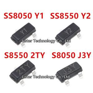SMD 트랜지스터 S8050 SOT-23 J3Y 2TY Y1 Y2 100 ~ 개/로트