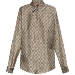 GUCCI  25 프린트 실크 트윌 셔츠 (813313 ZANRP 2237)