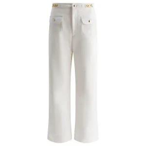 [셀린느]CELINE 셀린느 GOURMETTES PANTS IN COTTON (2P76A547Z 01OW) (면 구르메트 팬츠)